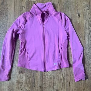 LG Pink Performance Jacket Full-Zip High Collar